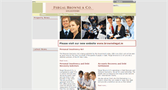 Desktop Screenshot of browneandcompany.ie