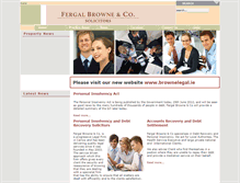 Tablet Screenshot of browneandcompany.ie